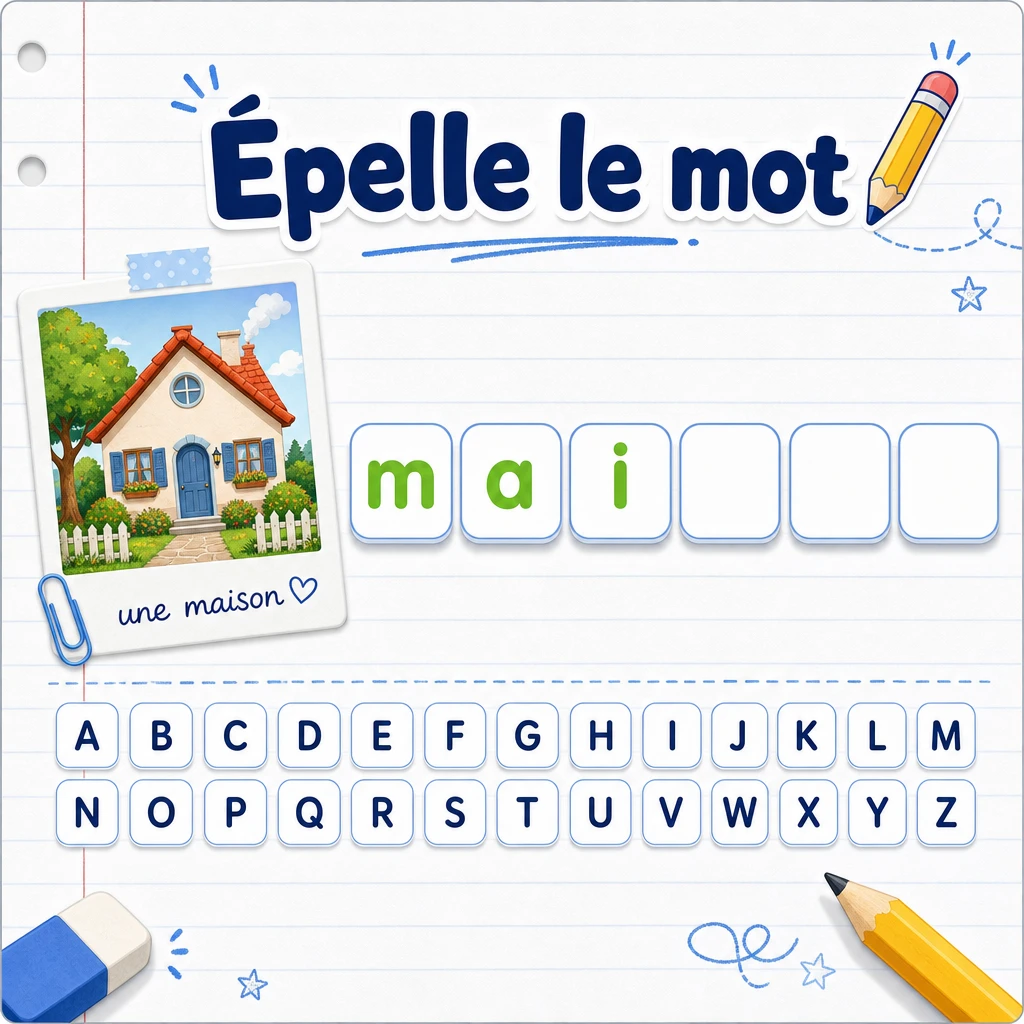 Aperçu du jeu Épelle le mot