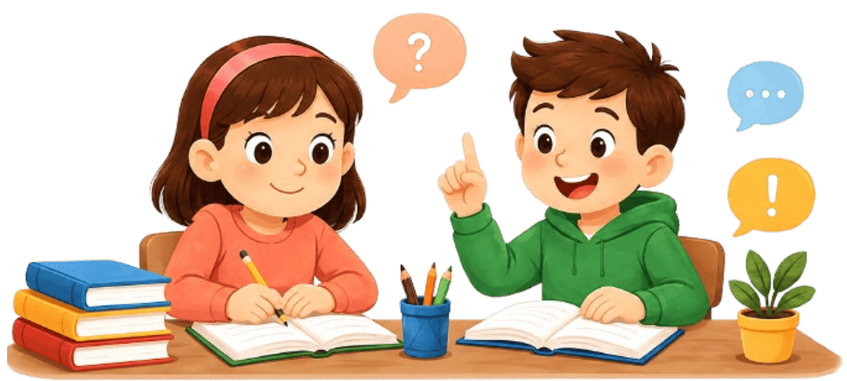 Enfants qui posent des questions