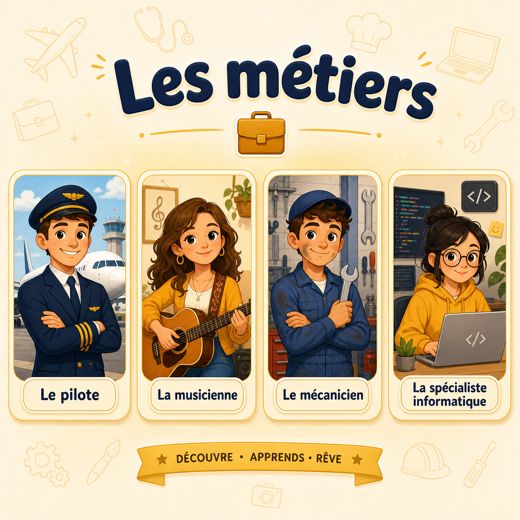 Aperçu du jeu Les métiers